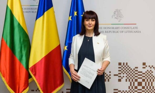 FOTO Anca Rarău noul consul onorific al Lituaniei la Cluj Napoca