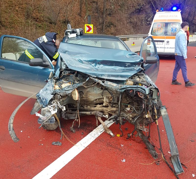 accident parapet valea oltului 1