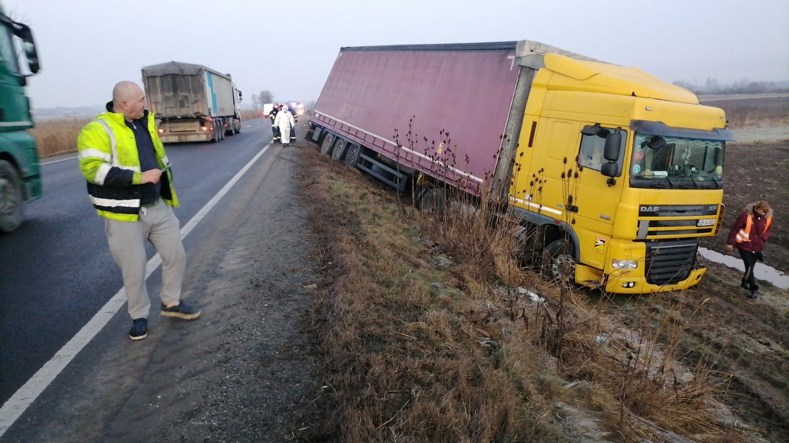 accident porumbacu camion