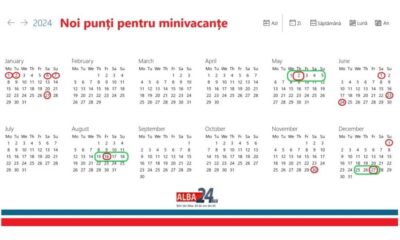 zile libere si minivacante 2024