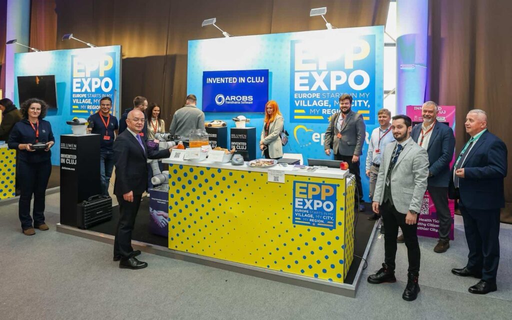 FOTO. Municipiul ClujNapoca, stand ”Invented in Cluj” la Congresul PPE
